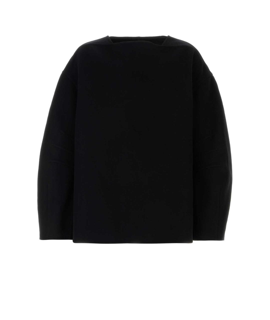JIL SANDER Черный шерстяной джемпер / свитер, фото 1