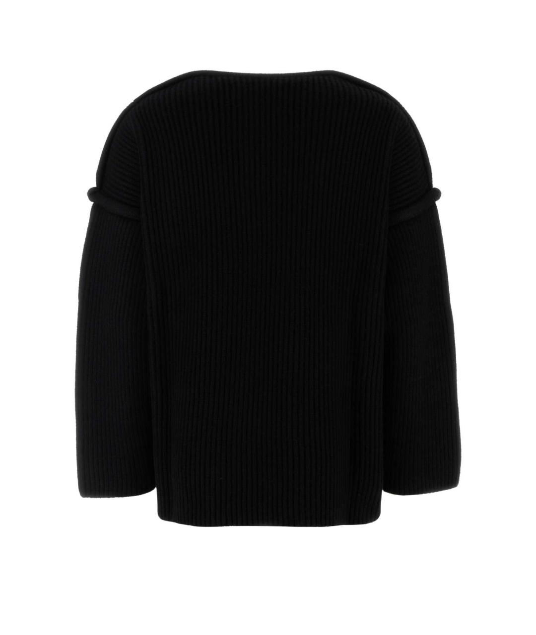 JIL SANDER Черный шерстяной джемпер / свитер, фото 2