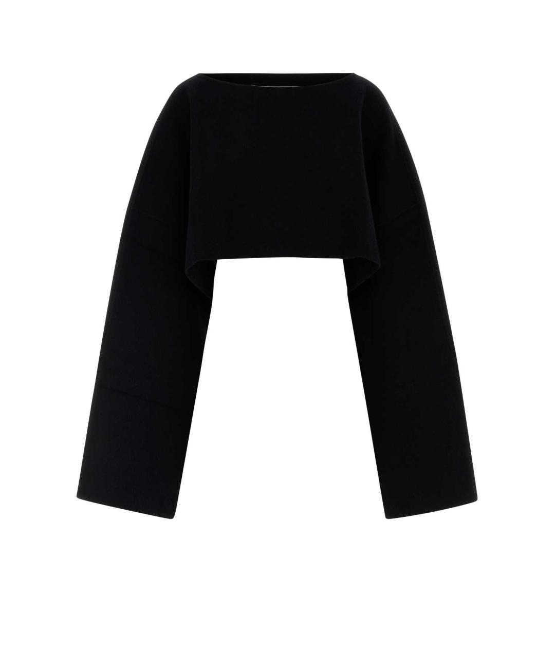JIL SANDER Черная шерстяная куртка, фото 1