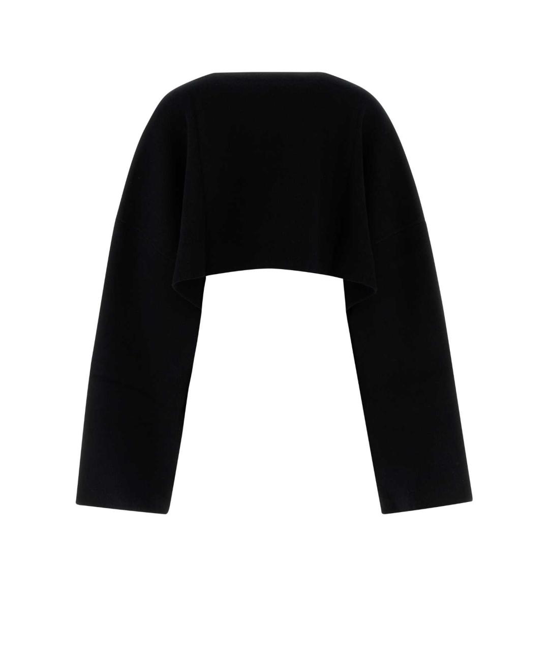 JIL SANDER Черная шерстяная куртка, фото 2