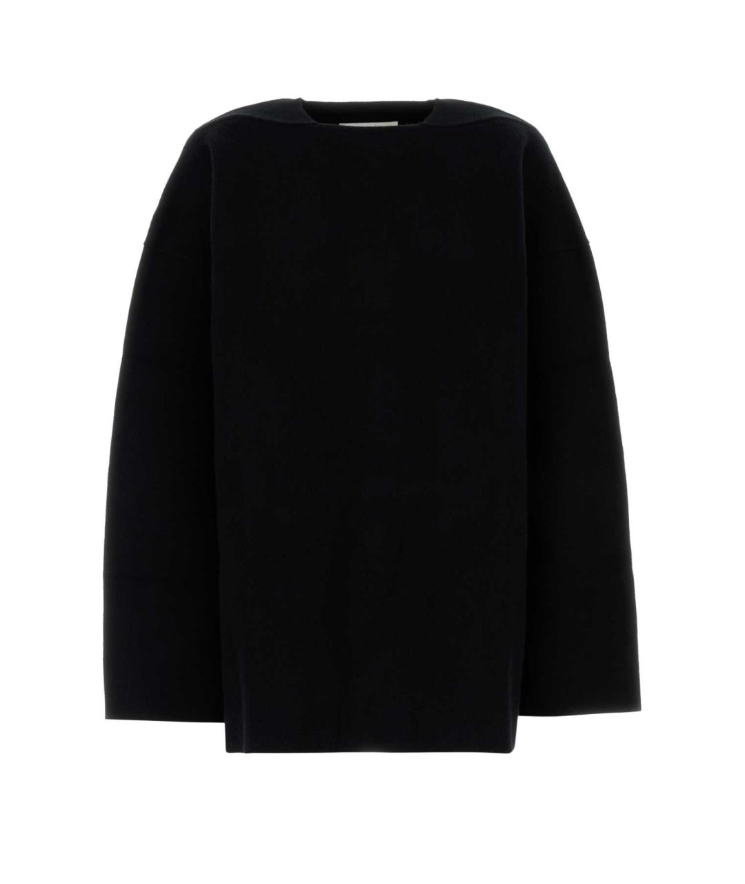 JIL SANDER Черный кашемировый джемпер / свитер, фото 1