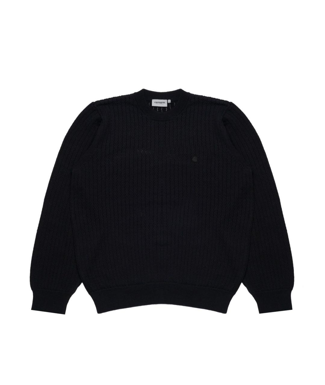 CARHARTT WIP Черный хлопковый джемпер / свитер, фото 1