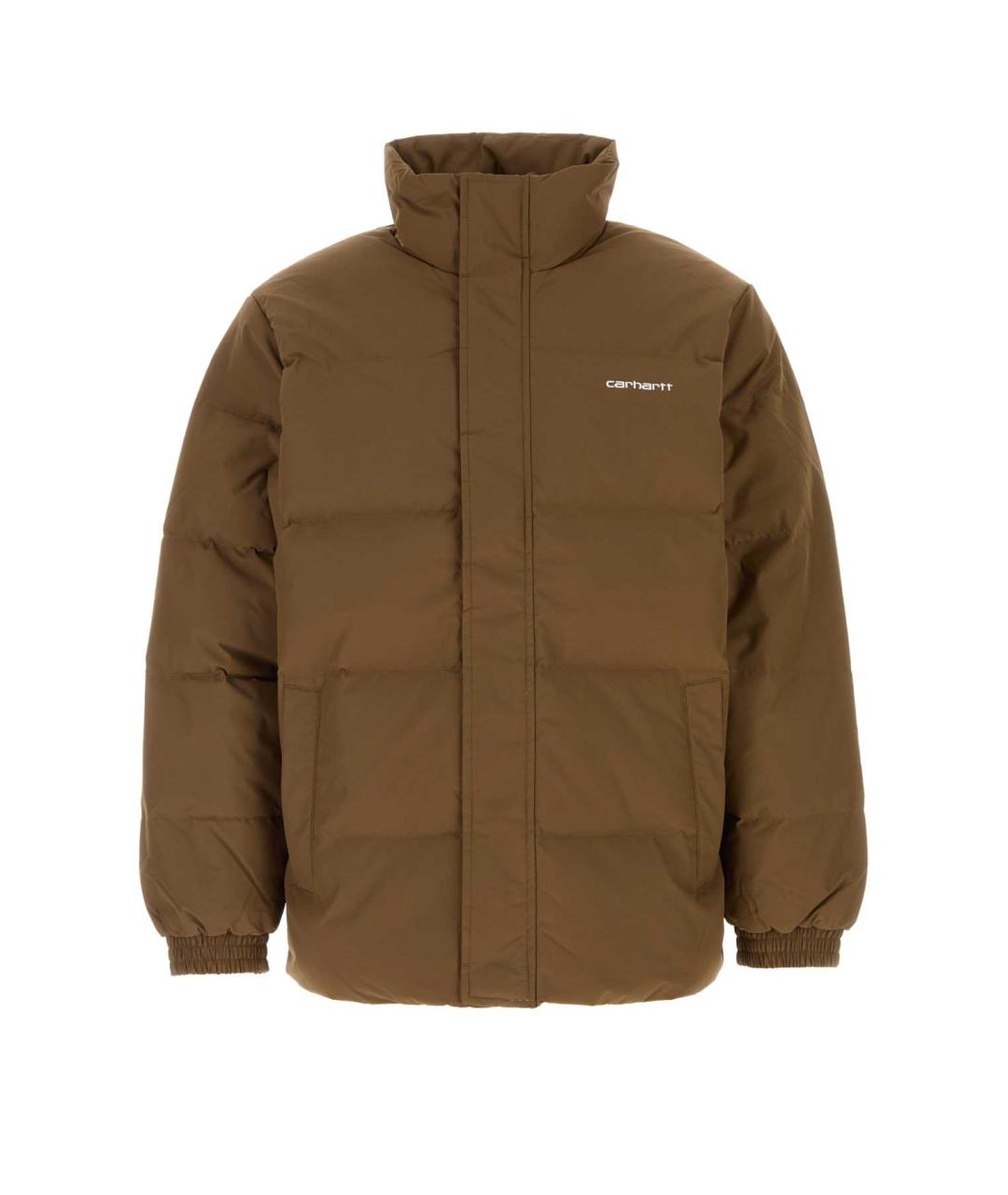 CARHARTT WIP Коричневая полиэстеровая куртка, фото 1