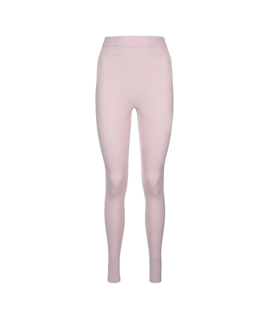 LORO PIANA Розовые шерстяные леггинсы и велосипедки, фото 1