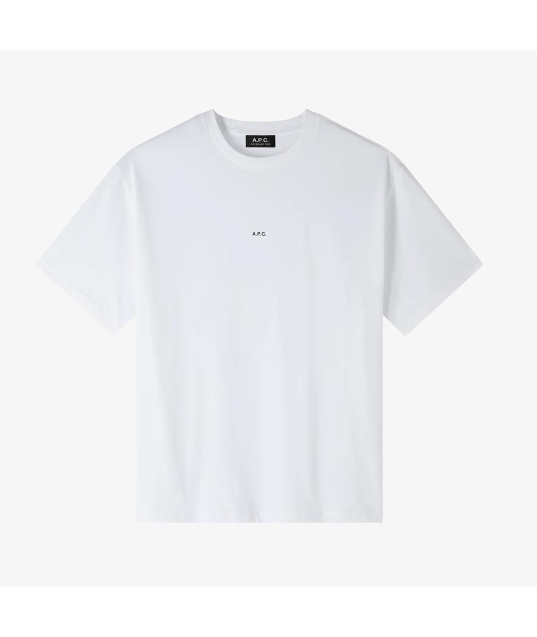 A.P.C. Белая хлопковая футболка, фото 6