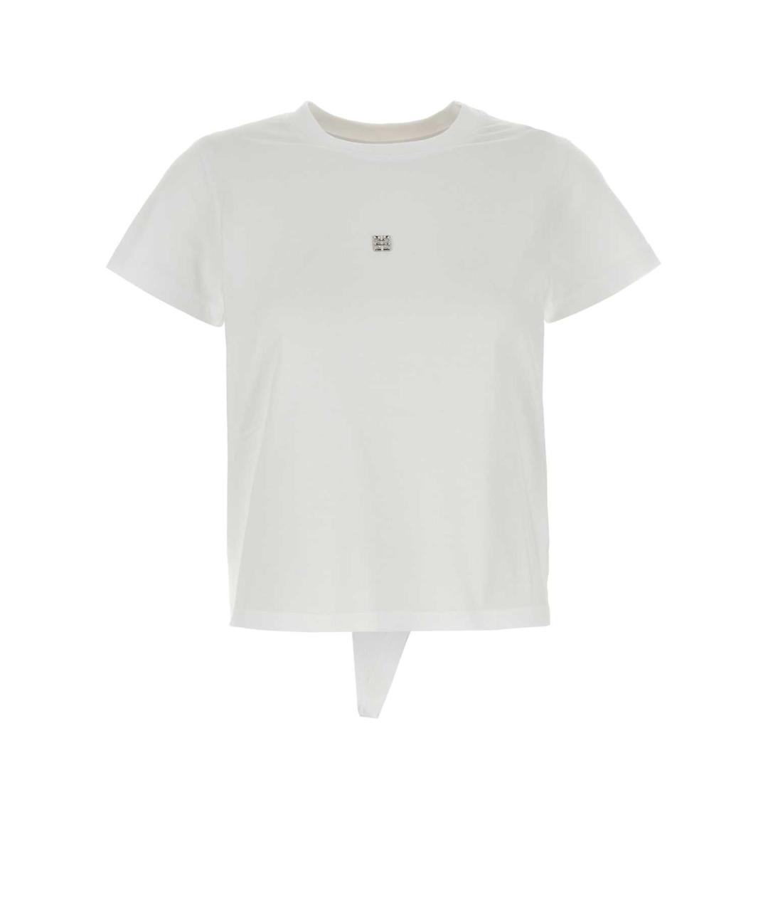 GIVENCHY Белая хлопковая футболка, фото 1