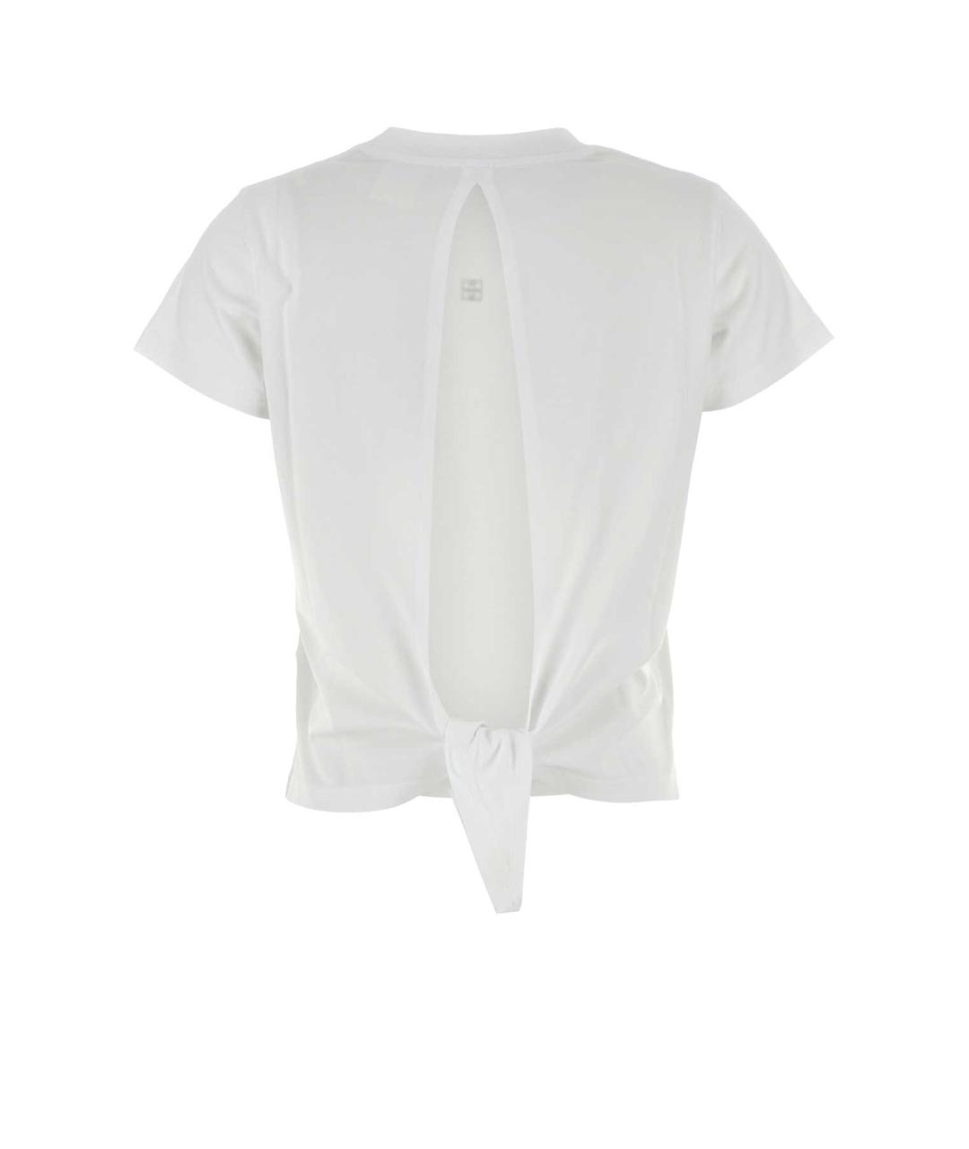 GIVENCHY Белая хлопковая футболка, фото 2