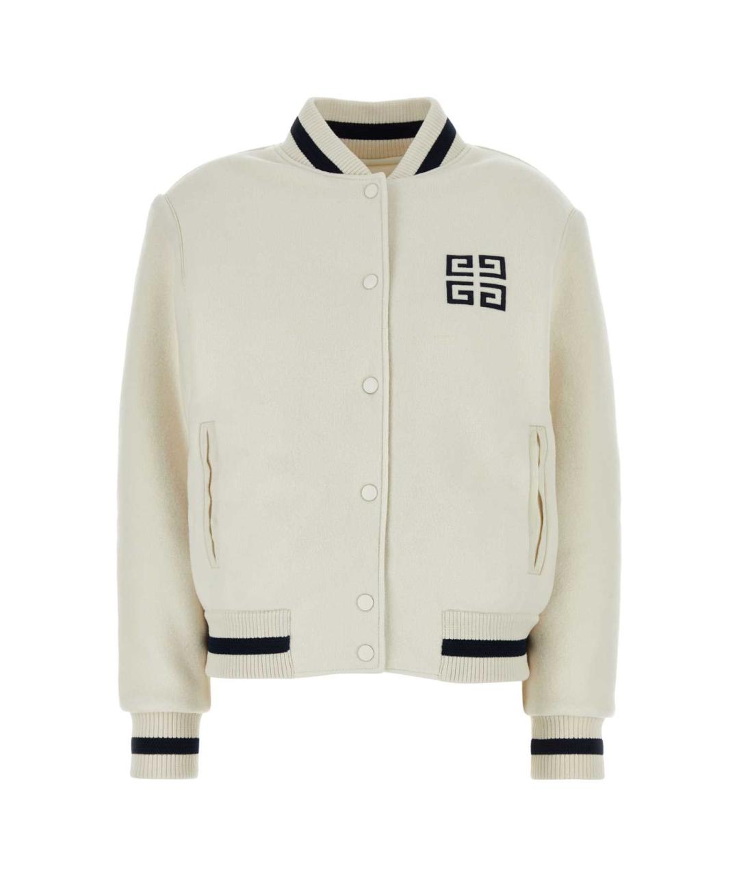 GIVENCHY Белая шерстяная куртка, фото 1