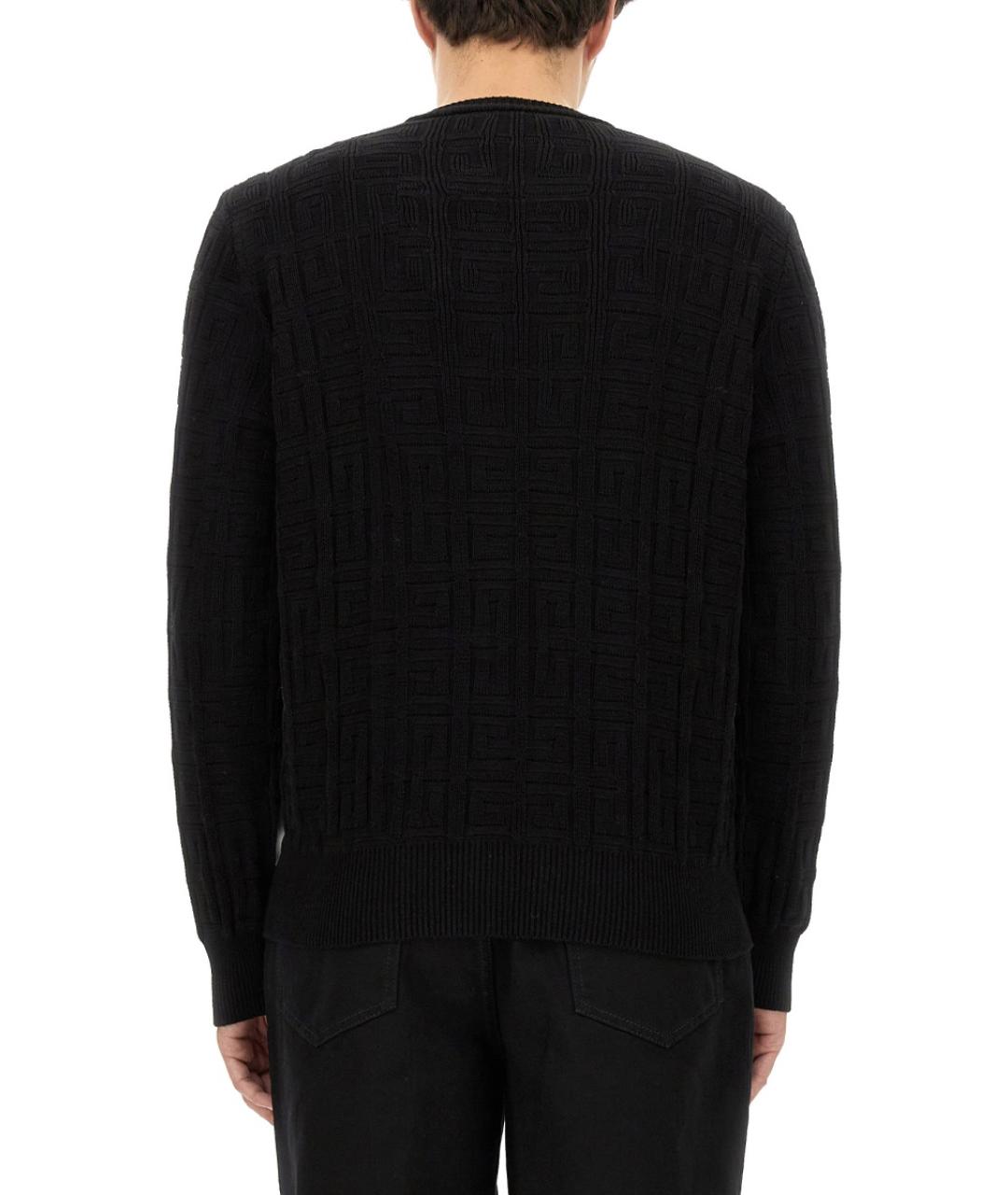 GIVENCHY Черный хлопковый джемпер / свитер, фото 3
