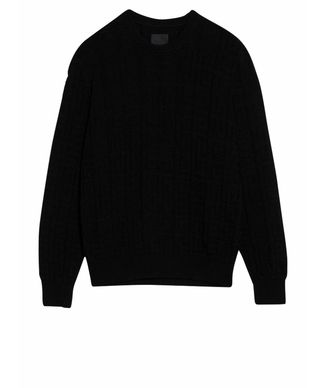 GIVENCHY Черный хлопковый джемпер / свитер, фото 1