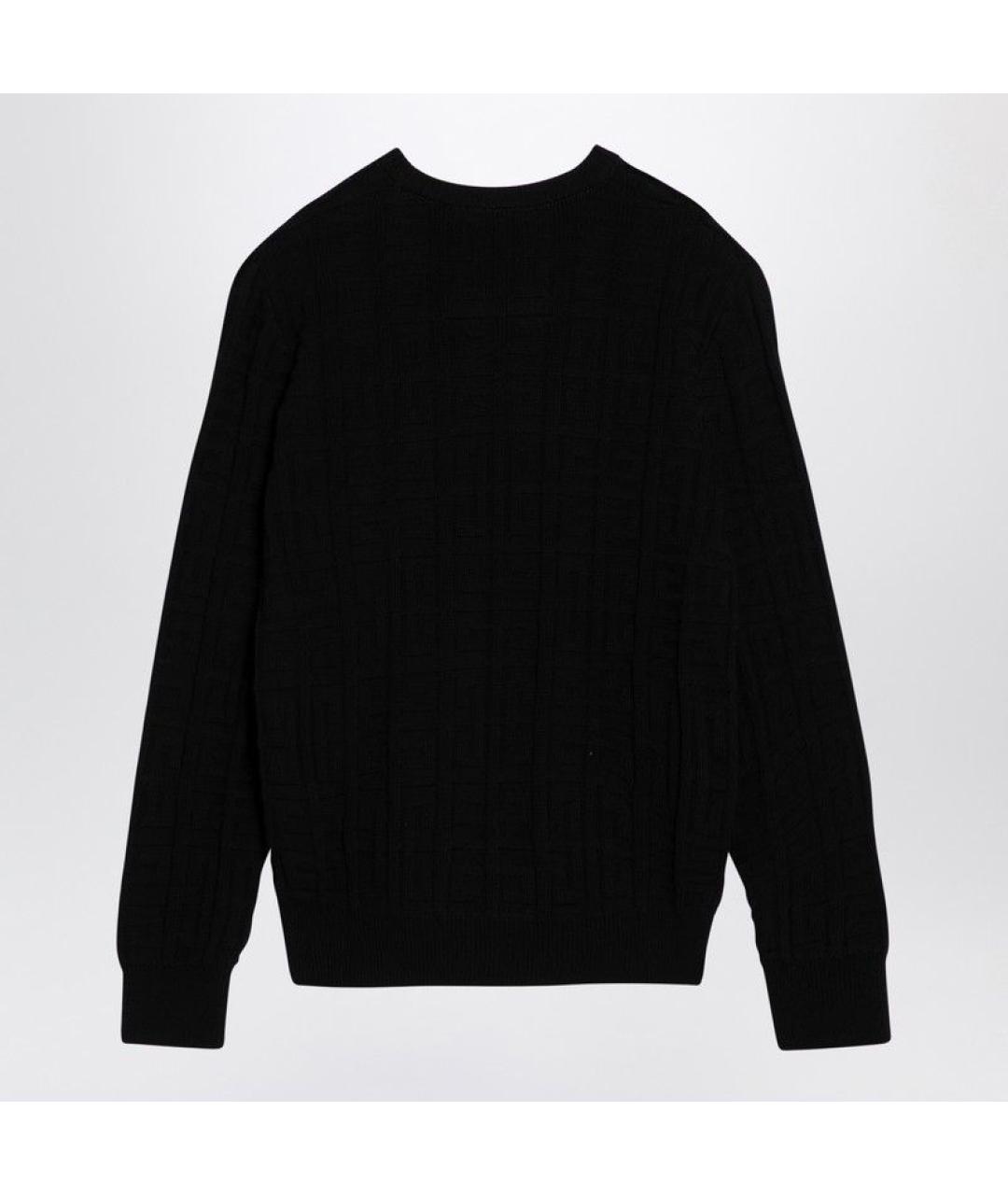 GIVENCHY Черный хлопковый джемпер / свитер, фото 2