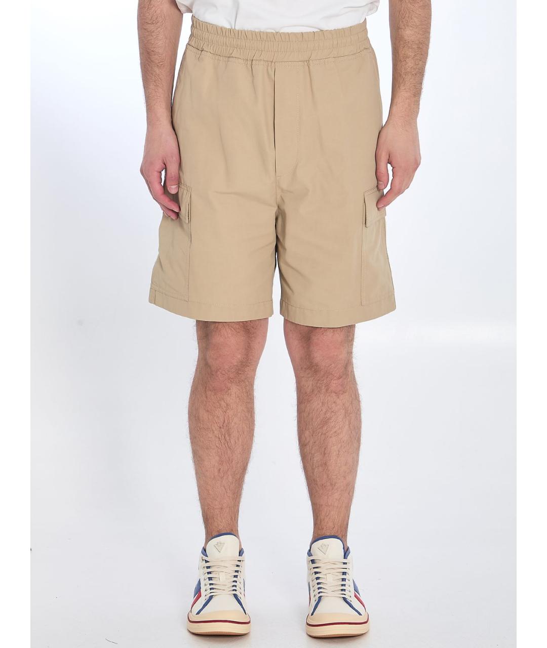 BOTTEGA VENETA Бежевые шорты, фото 5