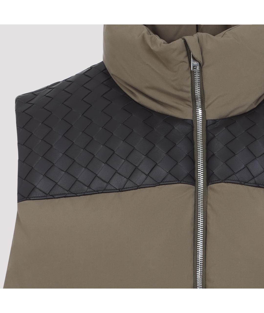 BOTTEGA VENETA Зеленый хлопковый жилет, фото 3