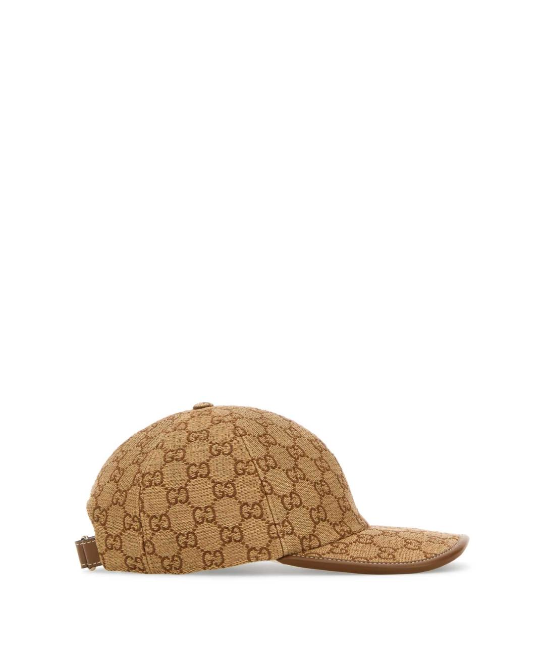 GUCCI Коричневая синтетическая кепка, фото 2