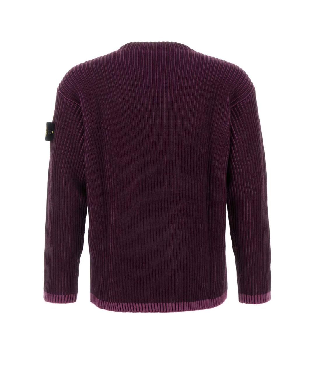 STONE ISLAND Фиолетовый шерстяной джемпер / свитер, фото 2