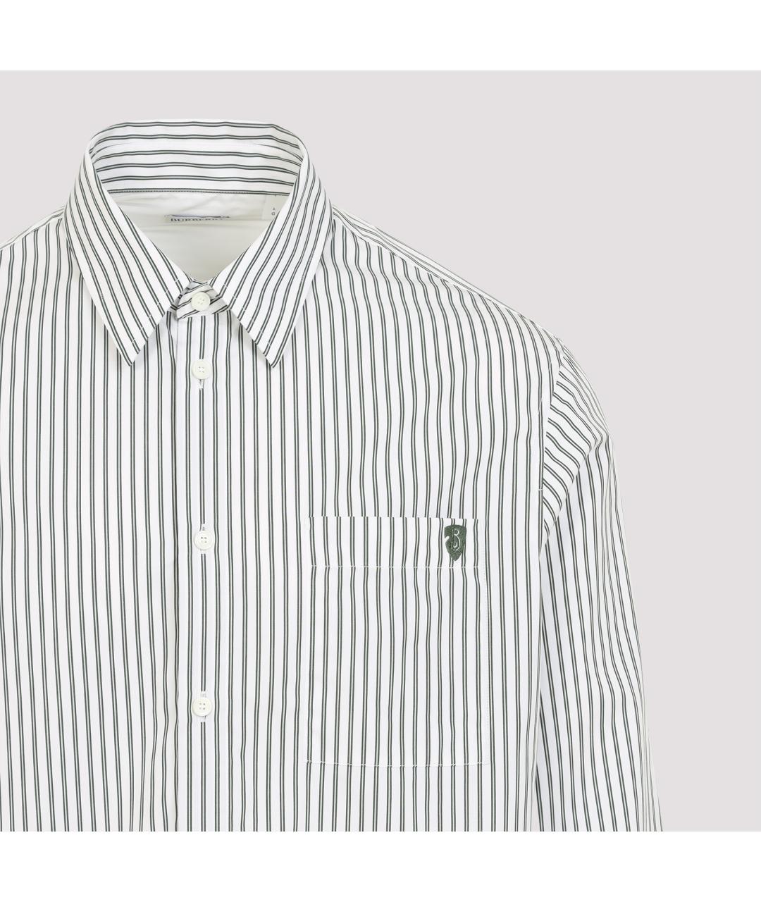 BURBERRY Серая хлопковая рубашка, фото 4