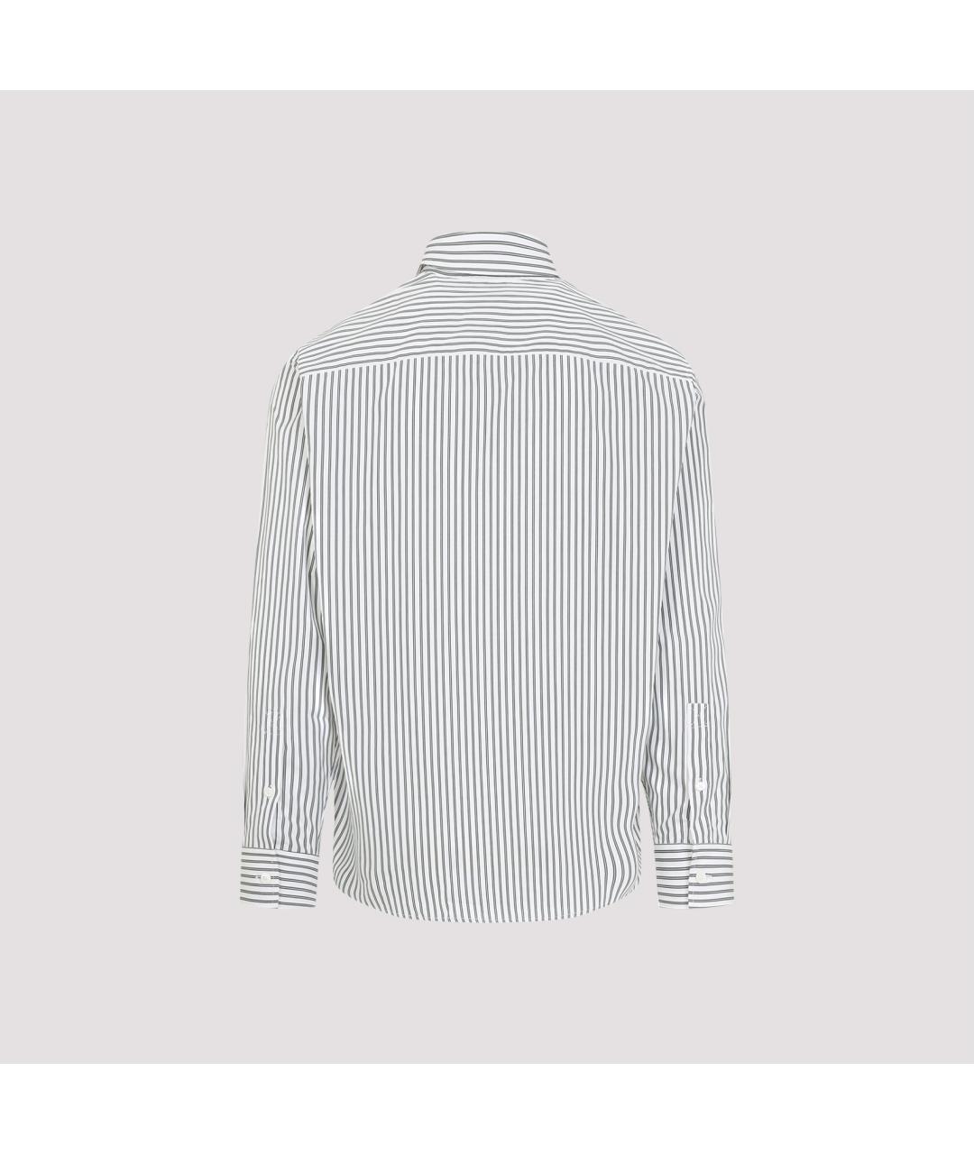 BURBERRY Серая хлопковая рубашка, фото 3