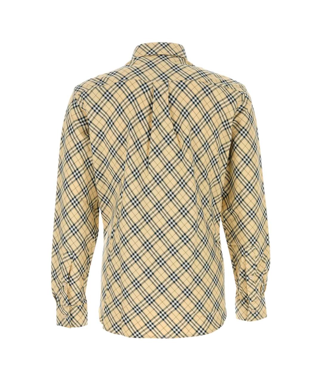 BURBERRY Бежевая хлопковая рубашка, фото 2
