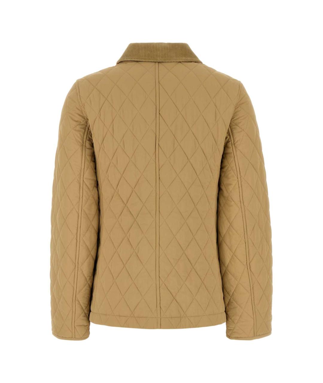 BURBERRY Бежевая хлопковая куртка, фото 2