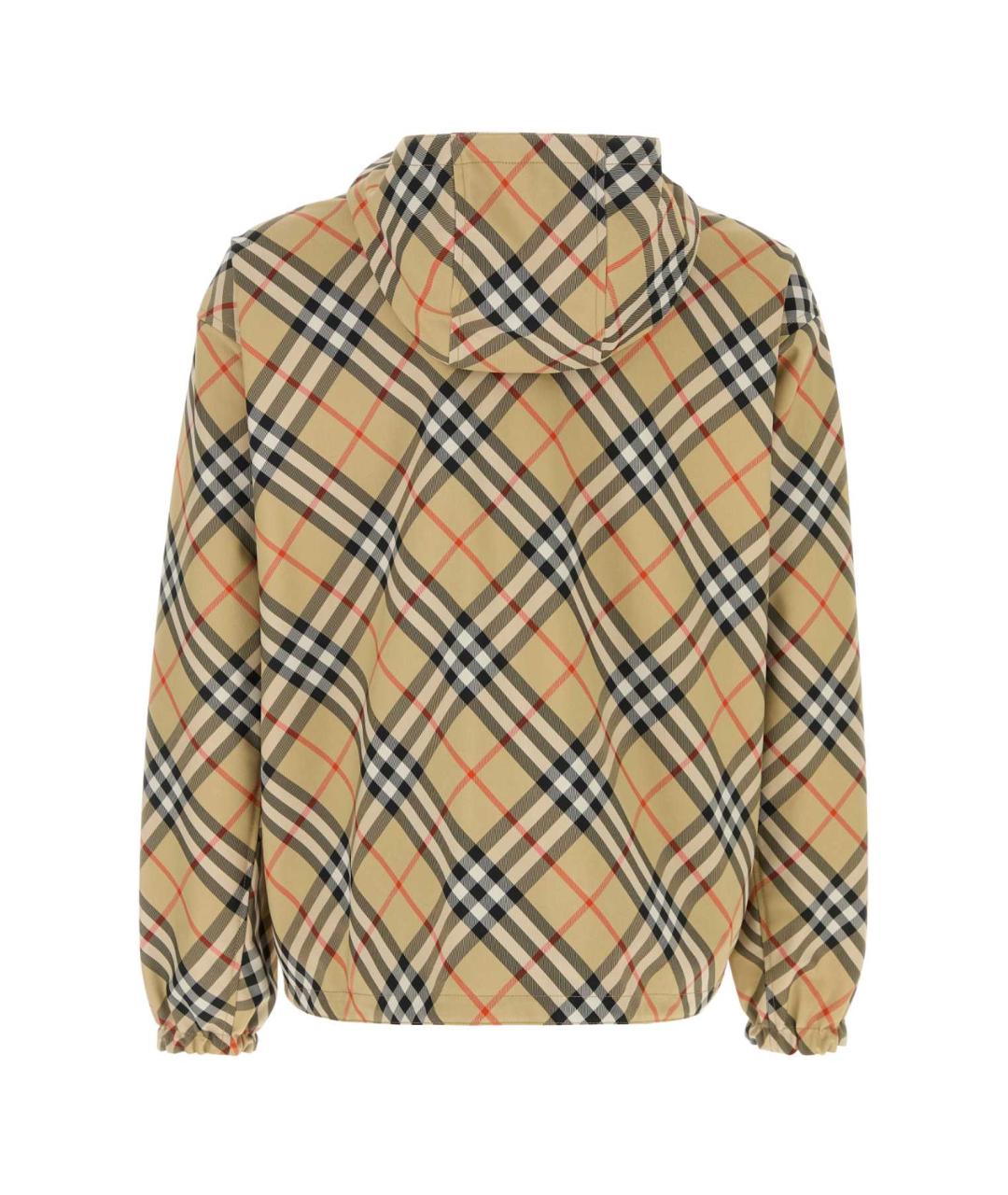 BURBERRY Бежевая полиэстеровая куртка, фото 2