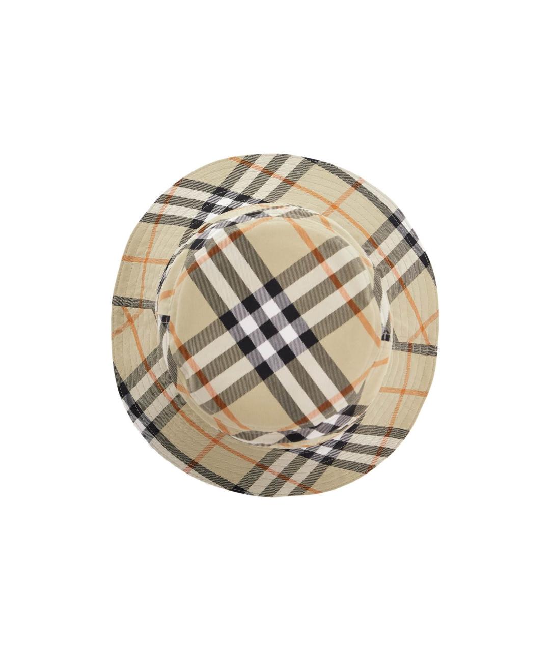 BURBERRY Бежевая синтетическая панама, фото 3