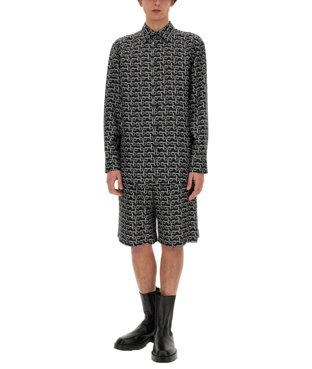 BURBERRY Черные шелковые шорты, фото 2