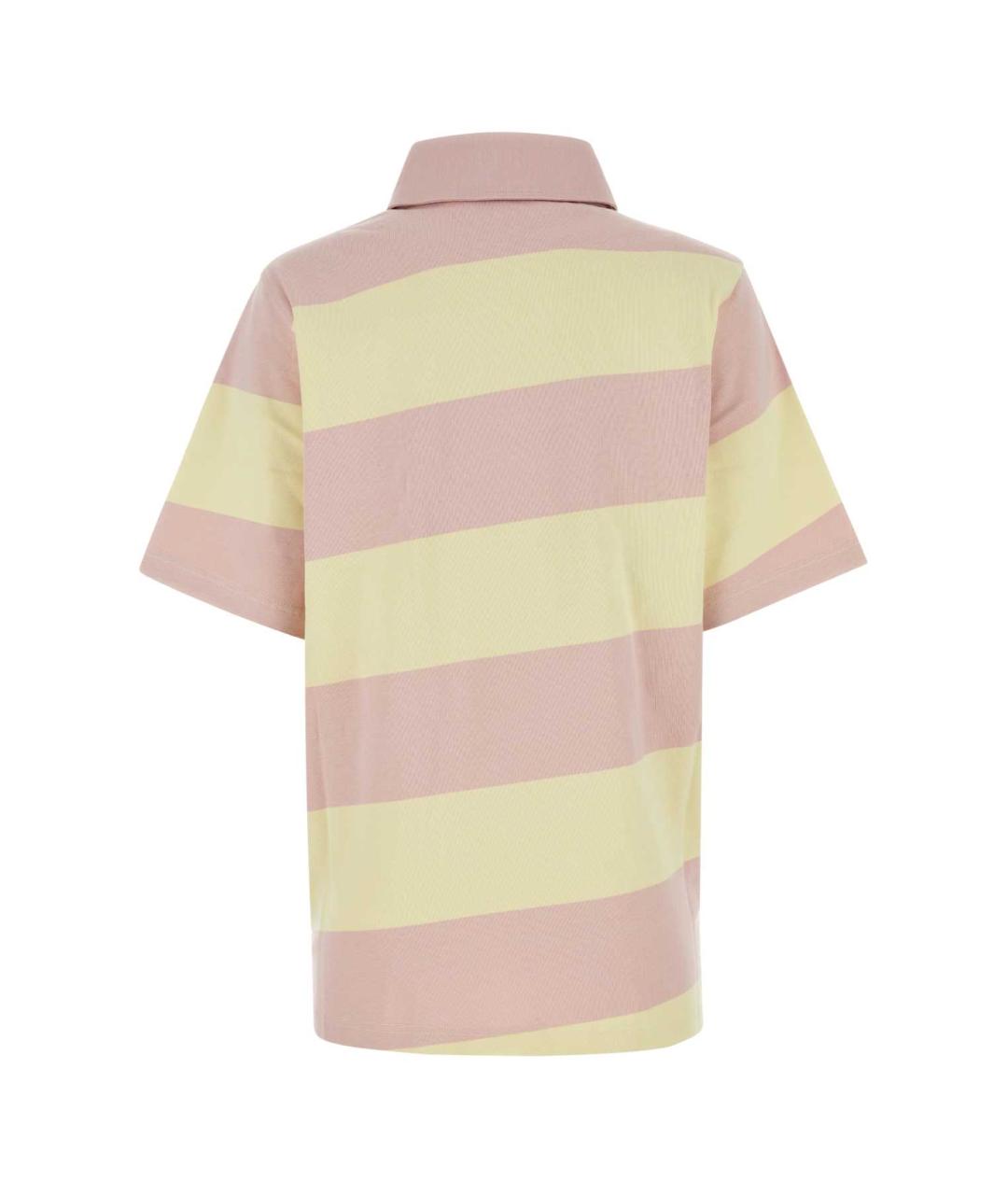 BURBERRY Розовая хлопковая футболка, фото 2