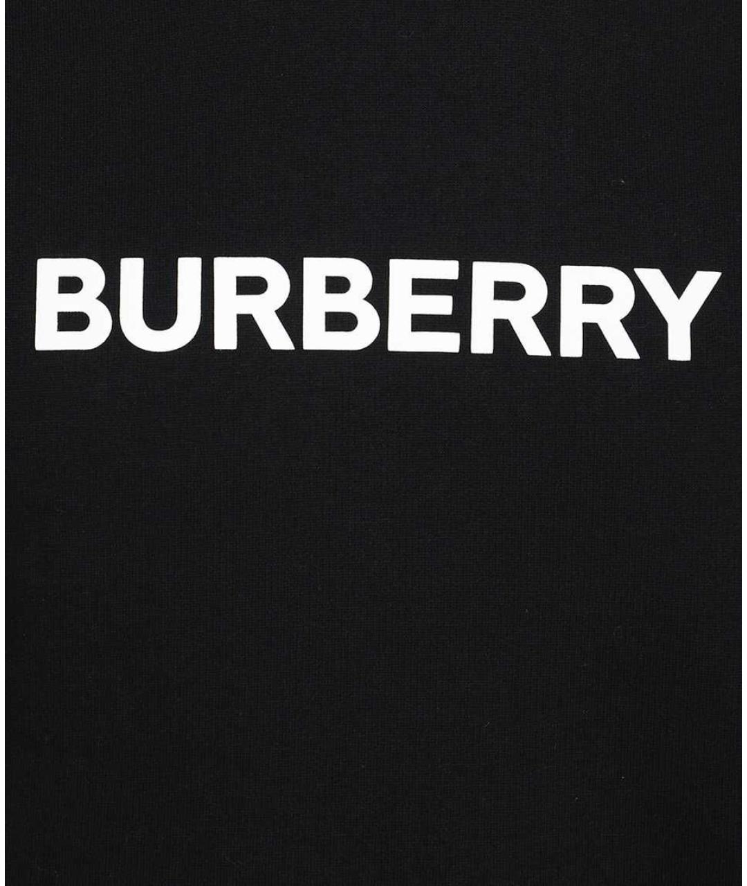 BURBERRY Черный хлопковый джемпер / свитер, фото 3