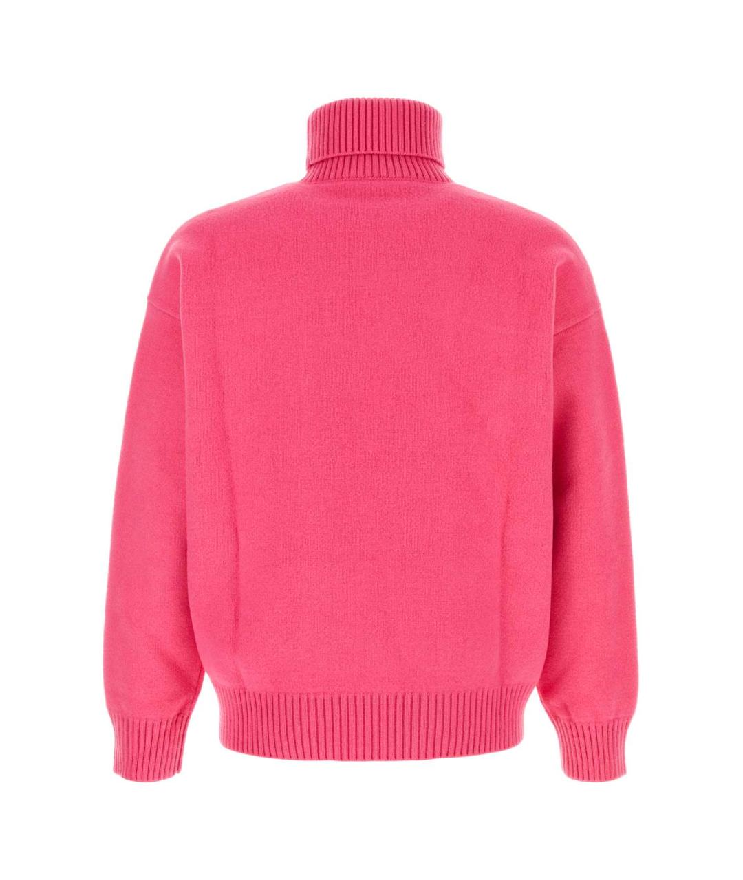 GUCCI Розовый шерстяной джемпер / свитер, фото 2