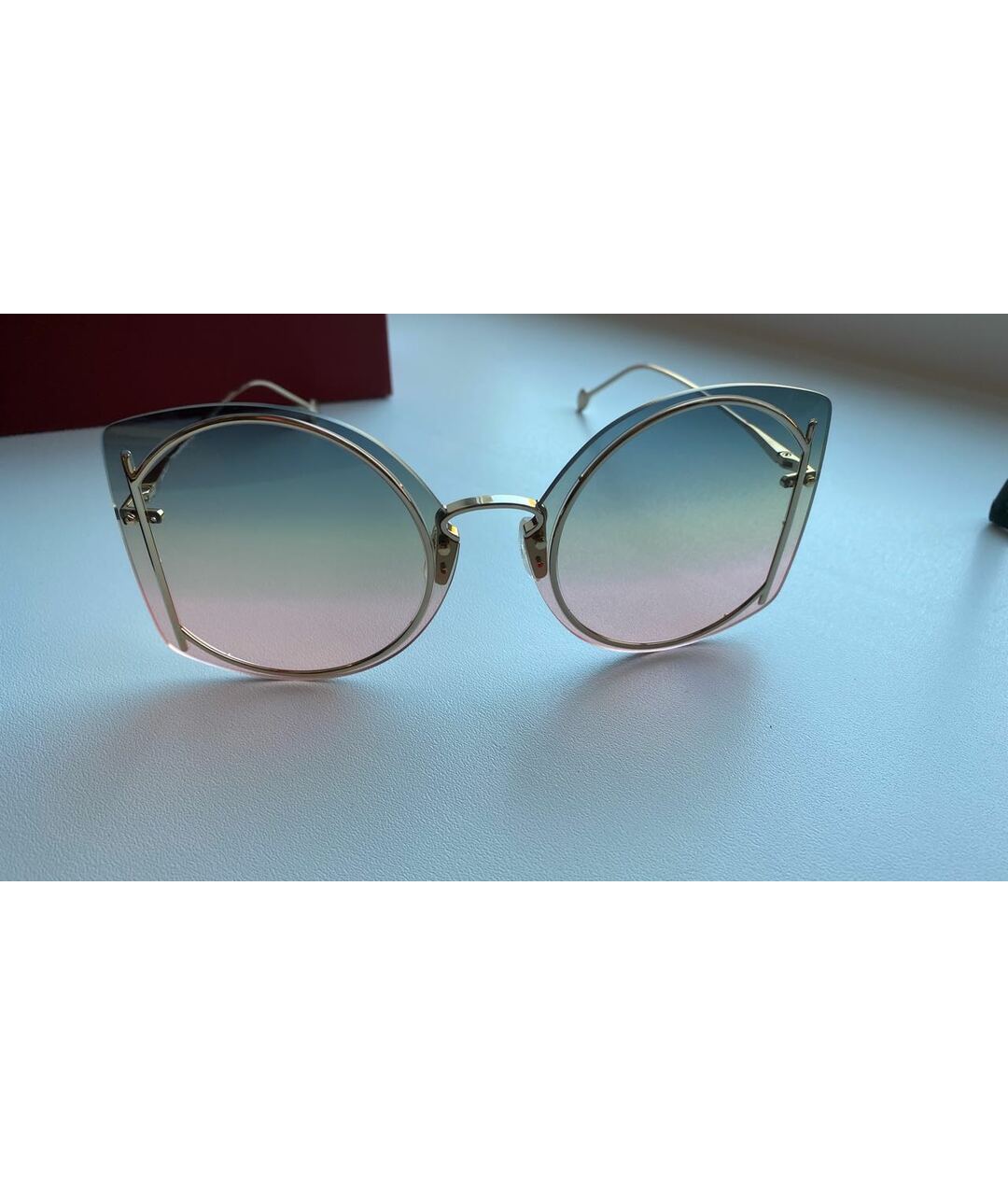 FERRAGAMO Мульти металлические солнцезащитные очки, фото 7
