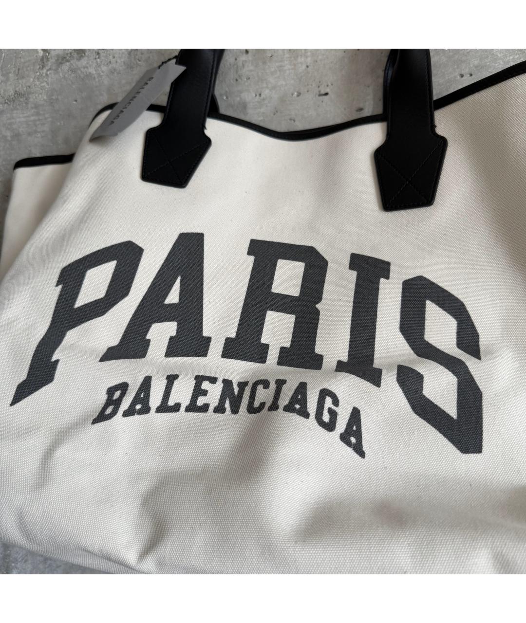 BALENCIAGA Бежевая сумка тоут, фото 4