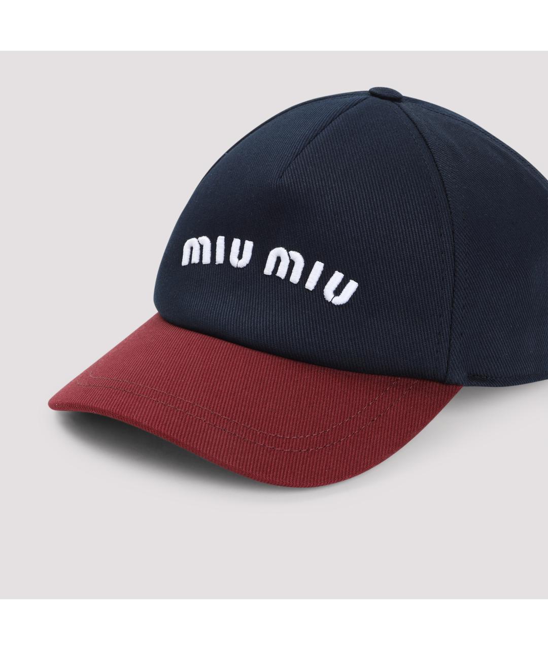 MIU MIU Мульти хлопковая кепка, фото 4