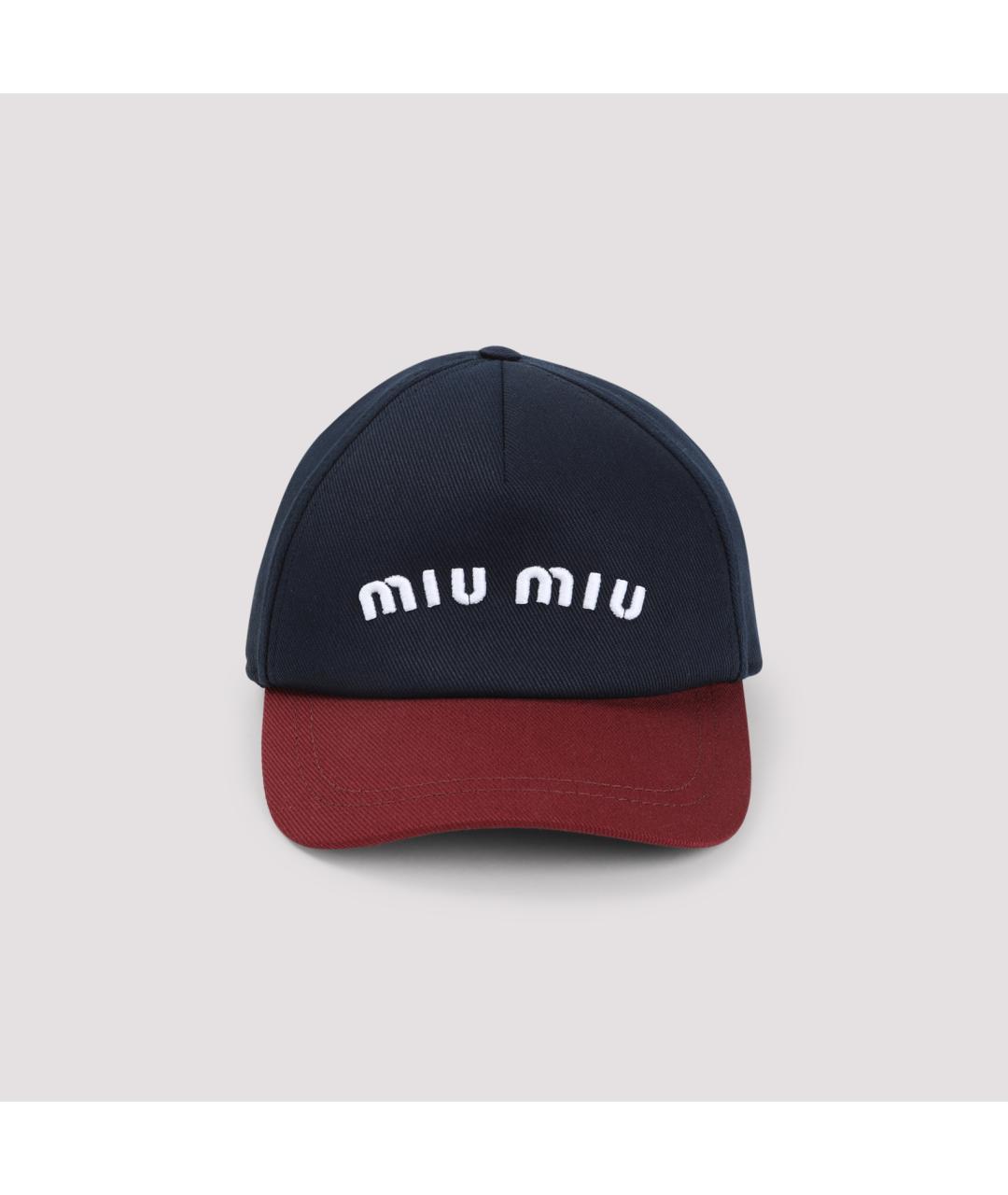 MIU MIU Мульти хлопковая кепка, фото 2