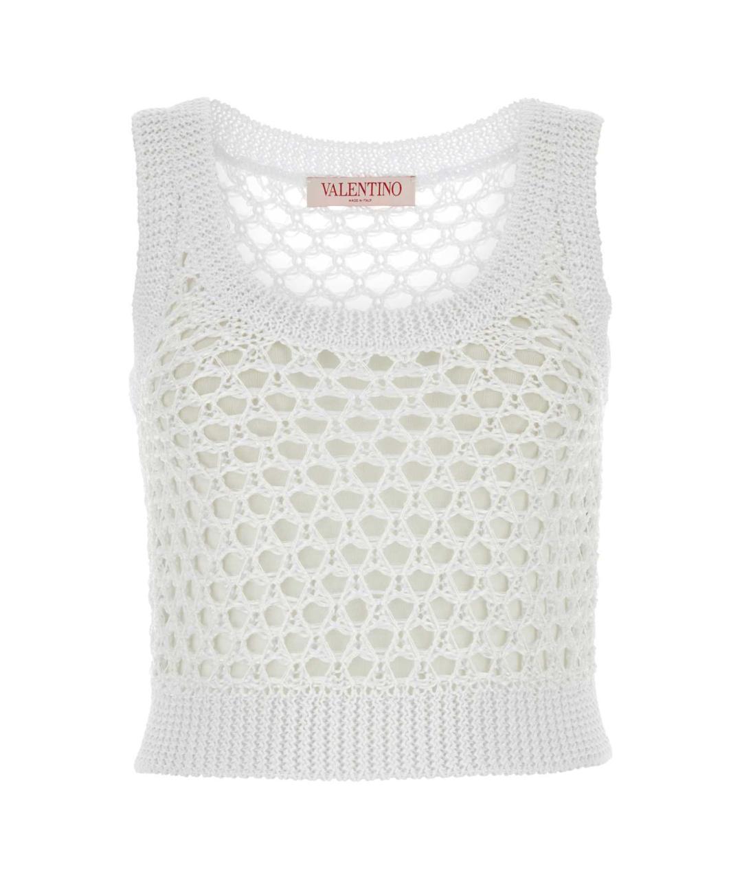VALENTINO Белая майка, фото 3