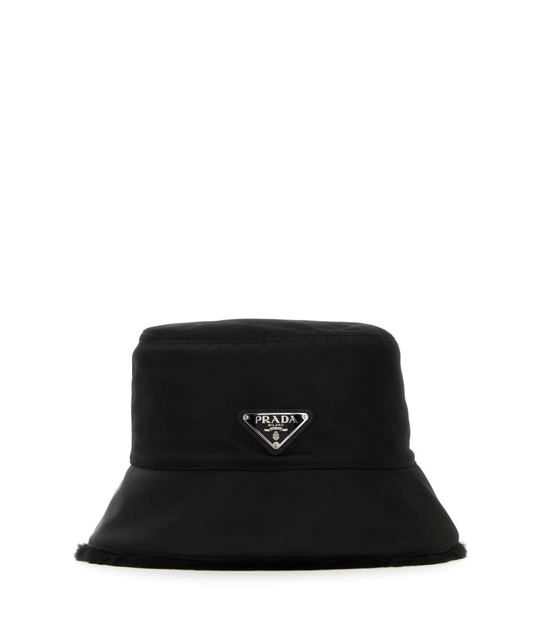 PRADA Черная синтетическая панама, фото 1