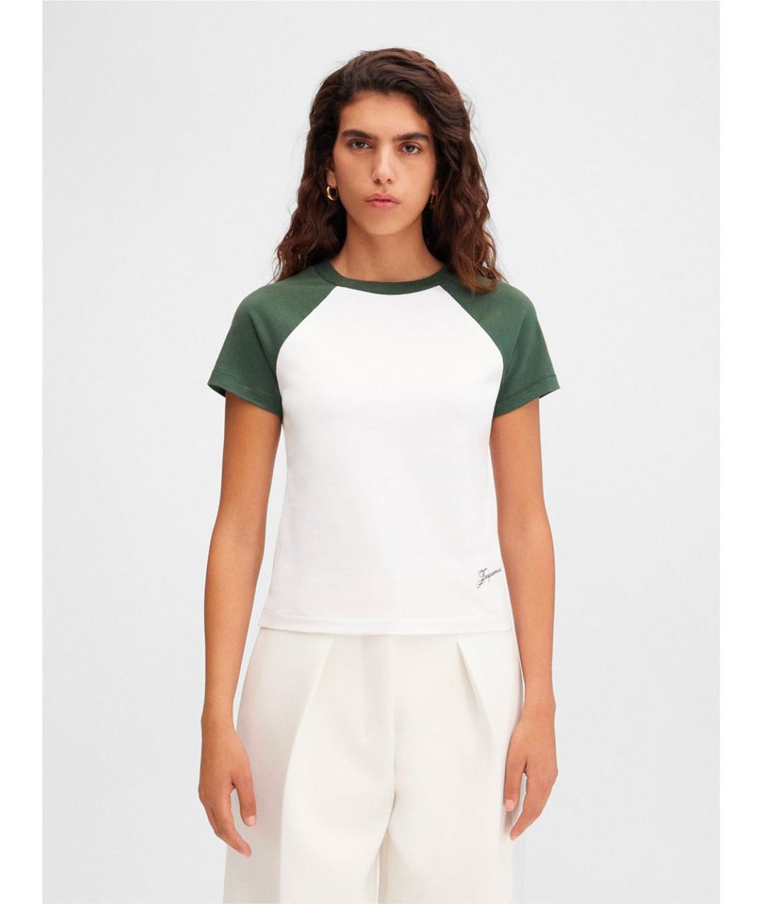 JACQUEMUS Мульти хлопковая футболка, фото 2