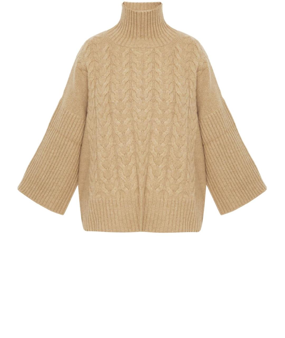 MAX MARA Бежевый кашемировый джемпер / свитер, фото 1