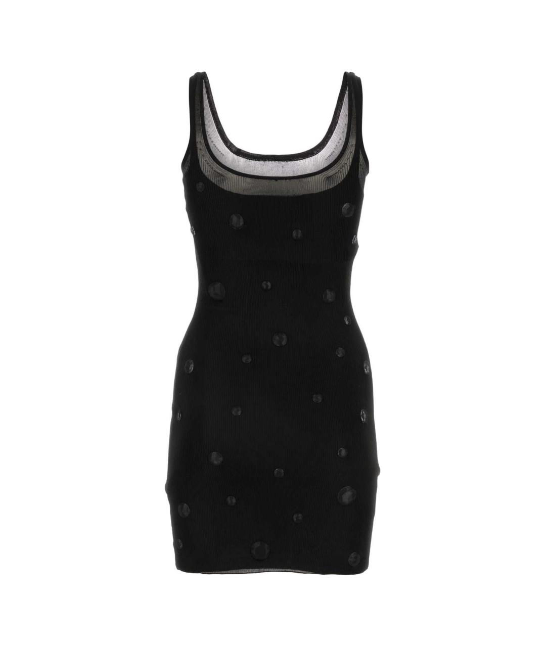 ALEXANDER WANG Черное полиэстеровое повседневное платье, фото 2