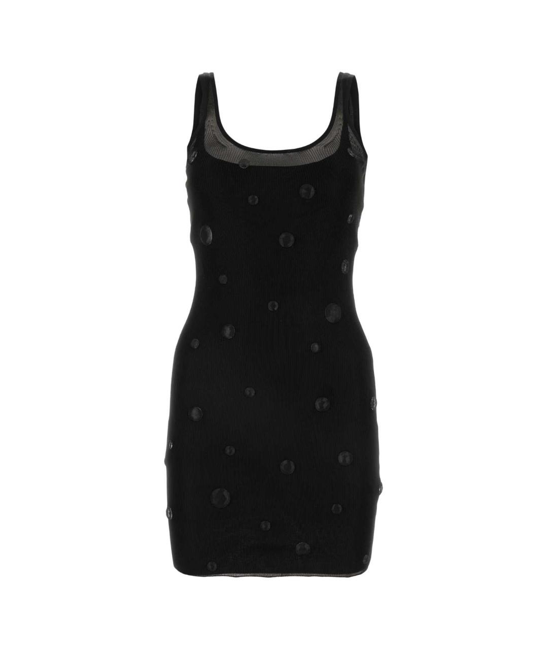 ALEXANDER WANG Черное полиэстеровое повседневное платье, фото 1
