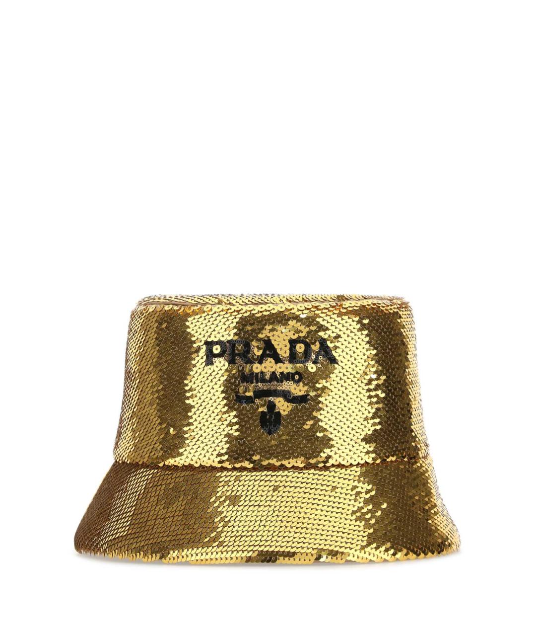 PRADA Золотая хлопковая панама, фото 1