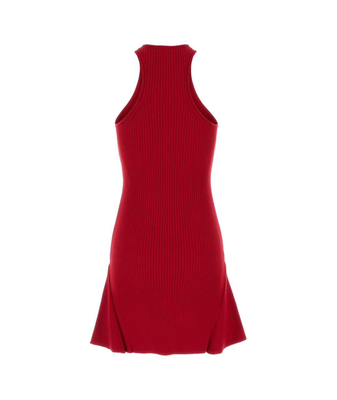 COURREGES Красное полиэстеровое повседневное платье, фото 2