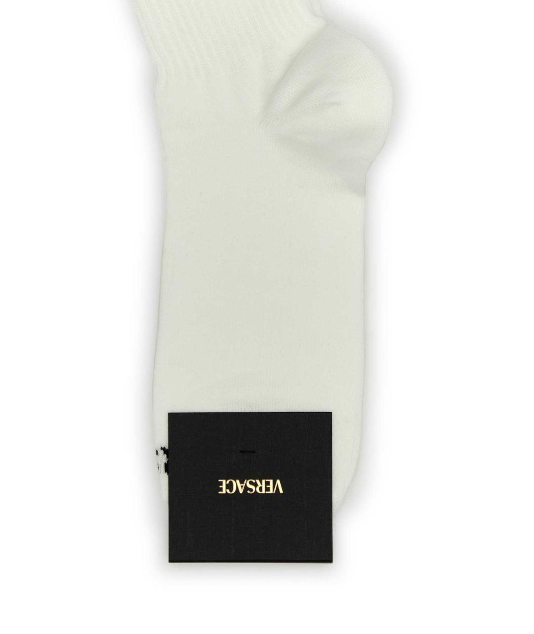 VERSACE Белые носки, чулки и колготы, фото 2