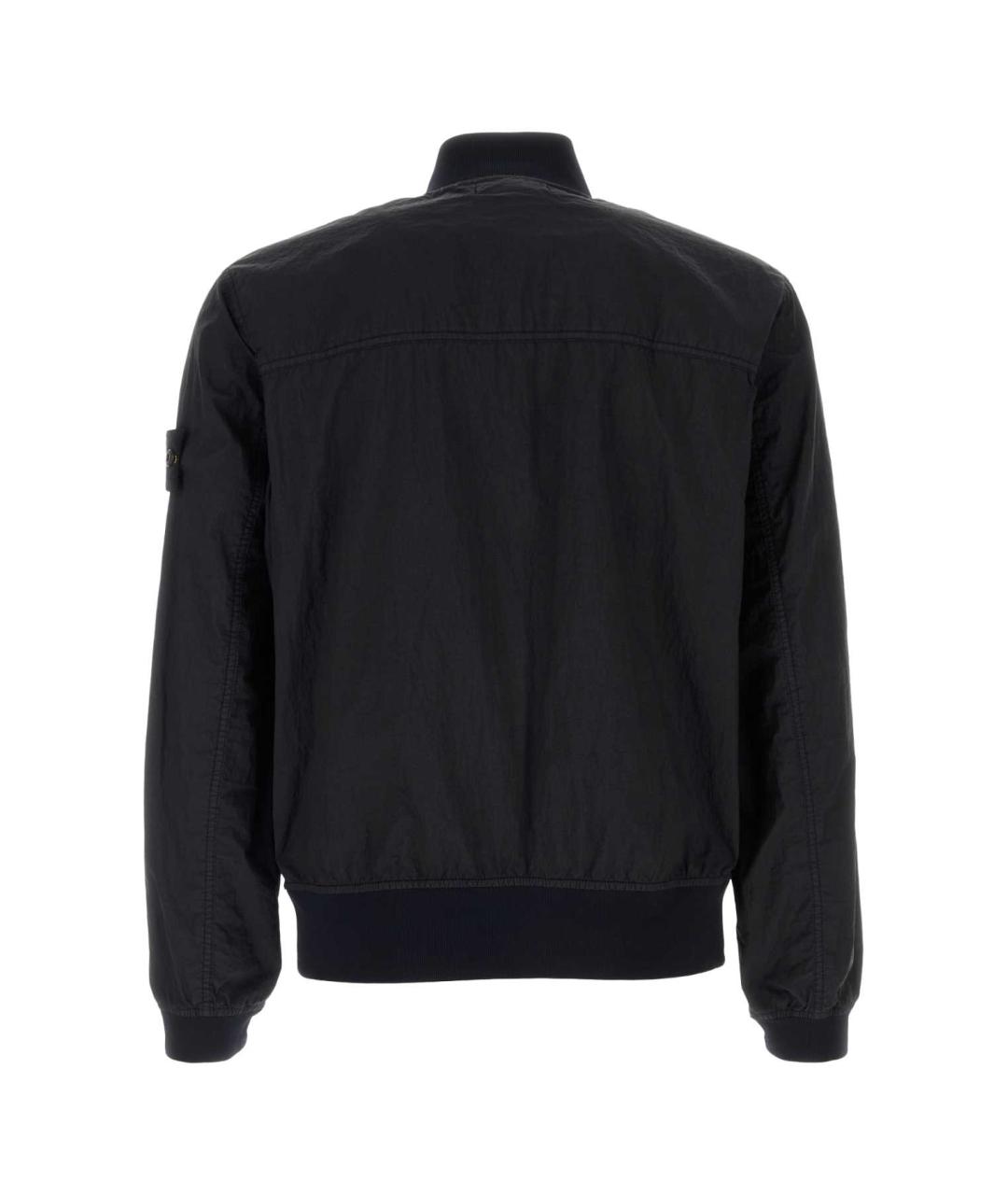 STONE ISLAND Темно-синяя полиамидовая куртка, фото 2