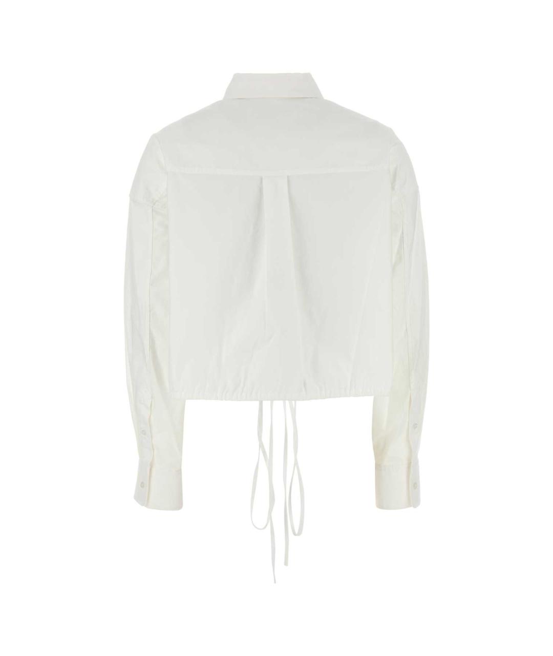 T BY ALEXANDER WANG Белая хлопковая рубашка, фото 2