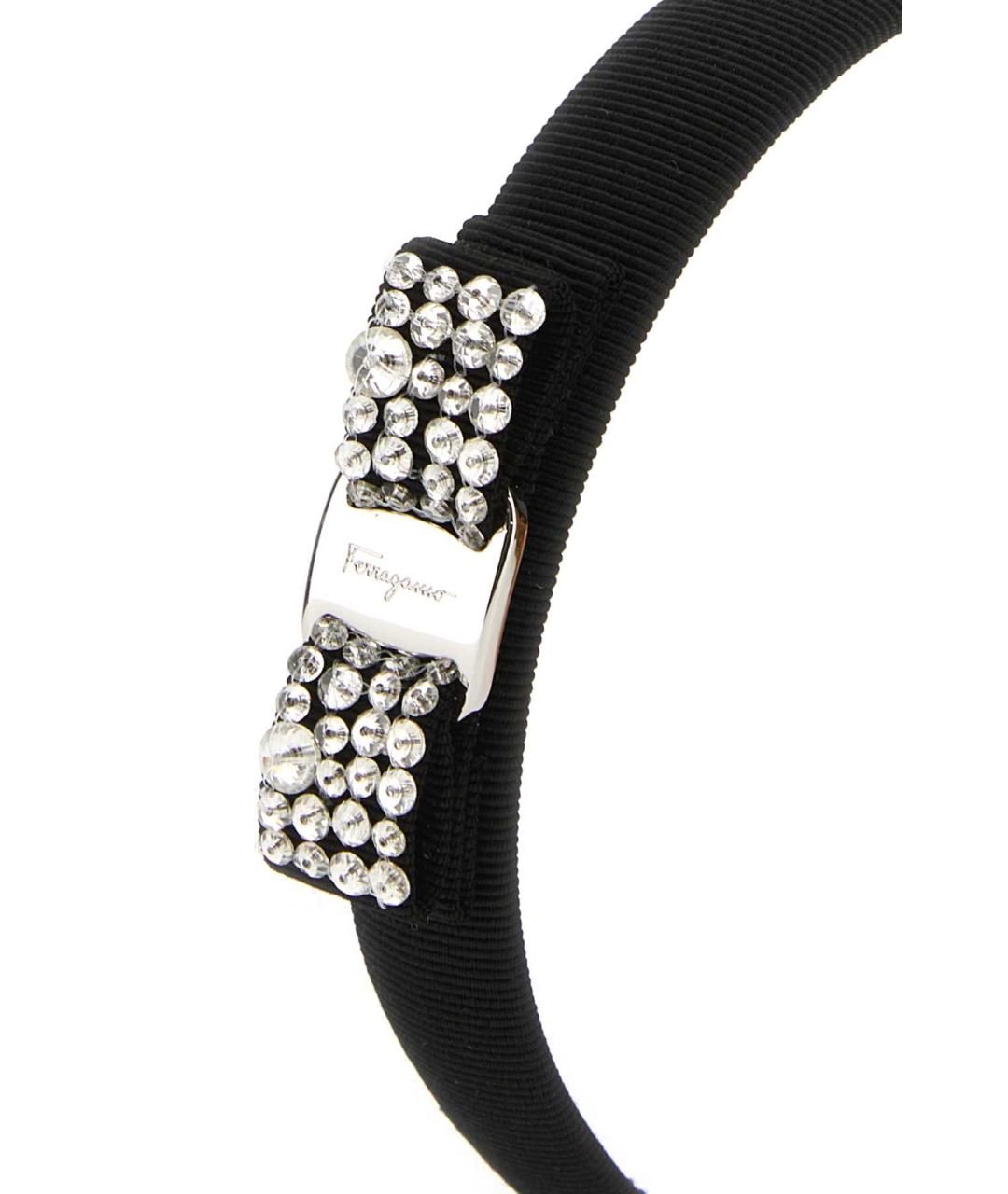 FERRAGAMO Черный ободок, фото 2