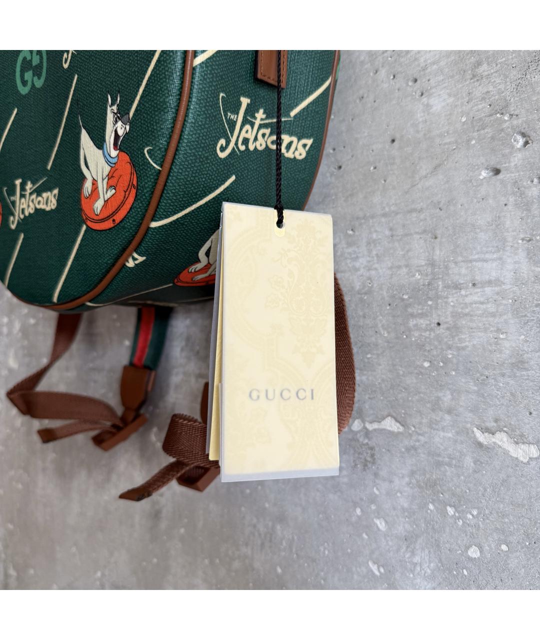 GUCCI Зеленый рюкзак, фото 5