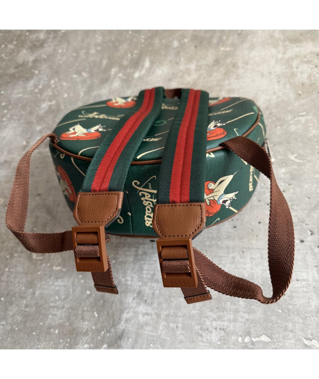GUCCI Зеленый рюкзак, фото 3