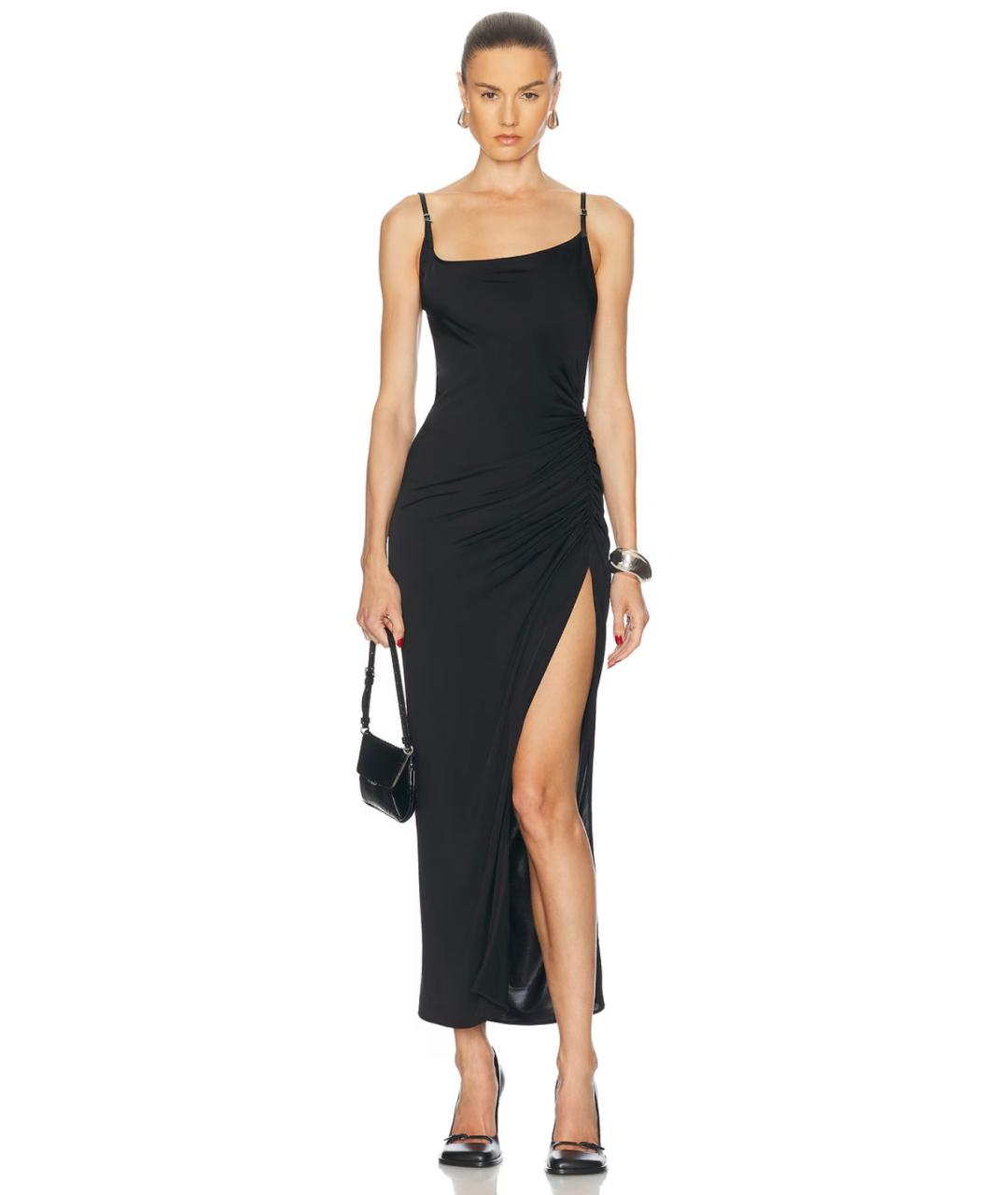 MUGLER Черное коктейльное платье, фото 2
