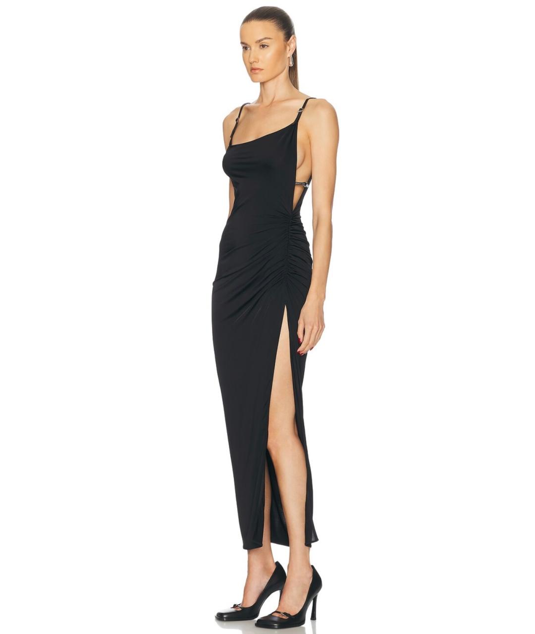 MUGLER Черное коктейльное платье, фото 4