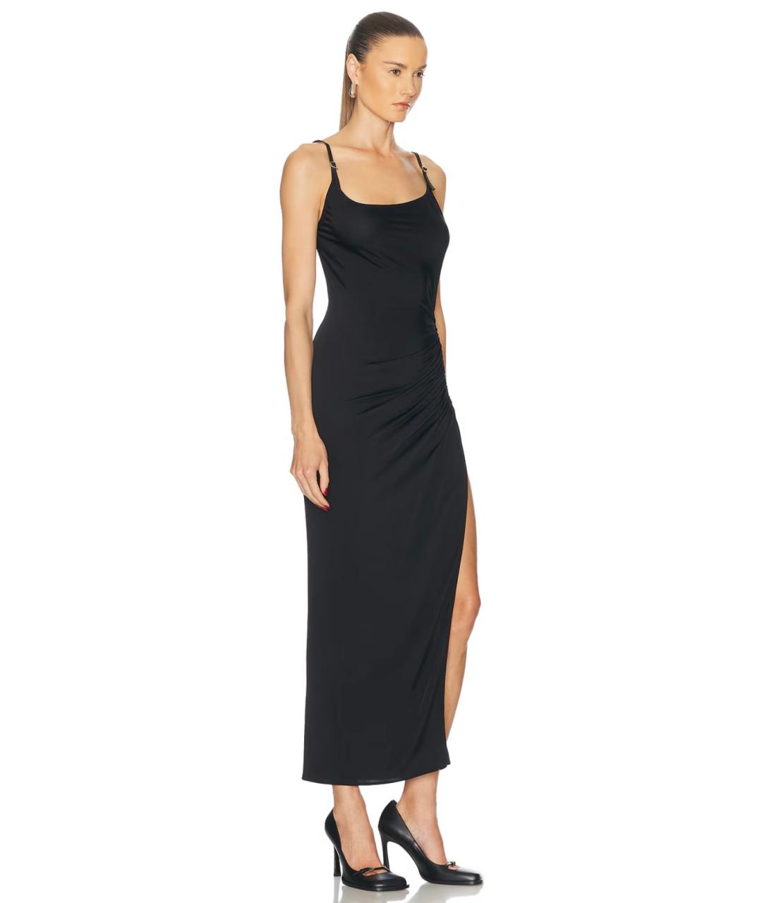 MUGLER Черное коктейльное платье, фото 3